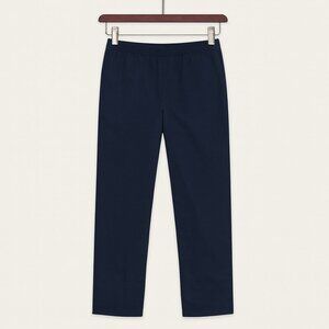 Kids Classic Navy Straight Leg Pants Minimalist Everyday Size 9-10 Lefties